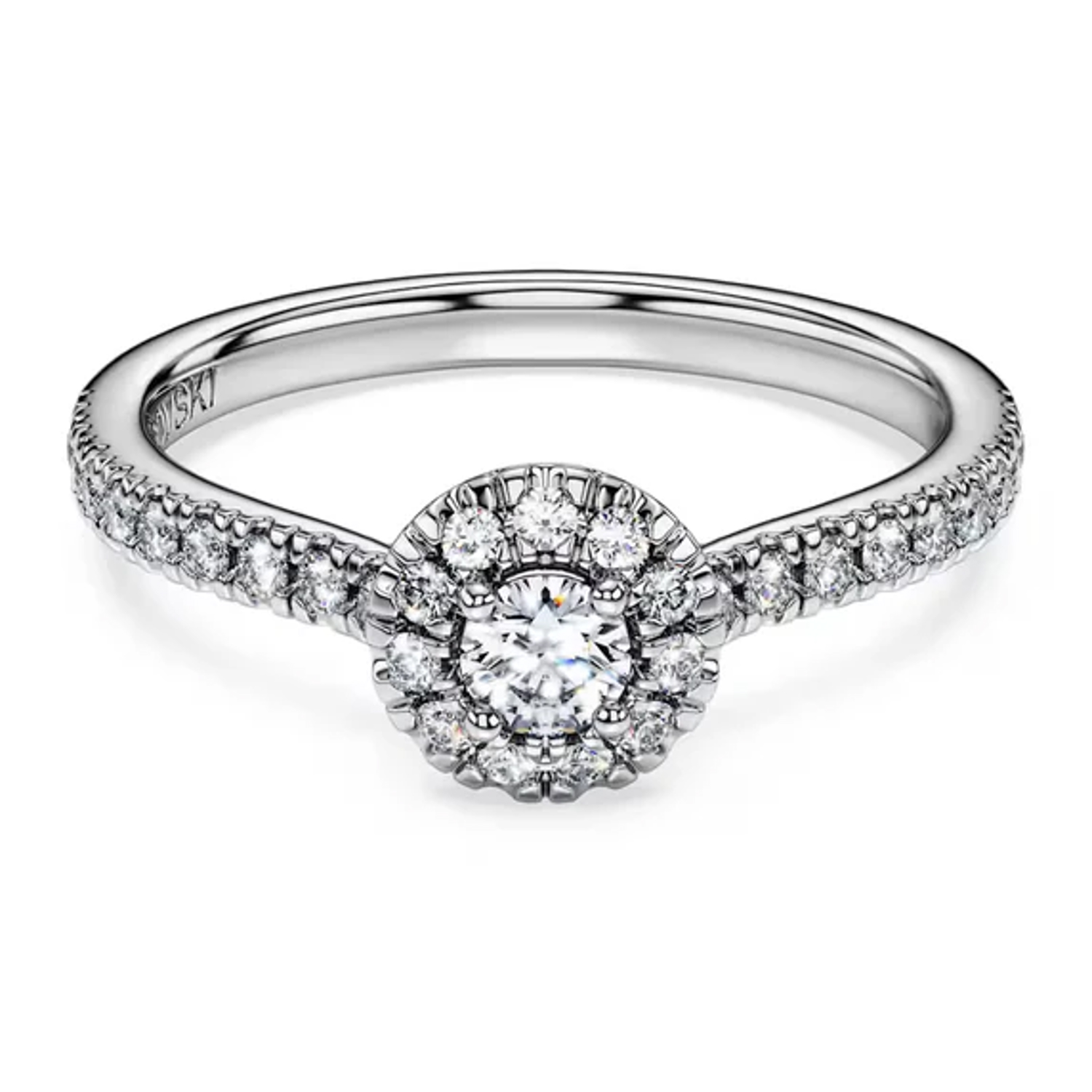 SWAROVSKI - SW5697129 - Anello solitario Halo Eternity