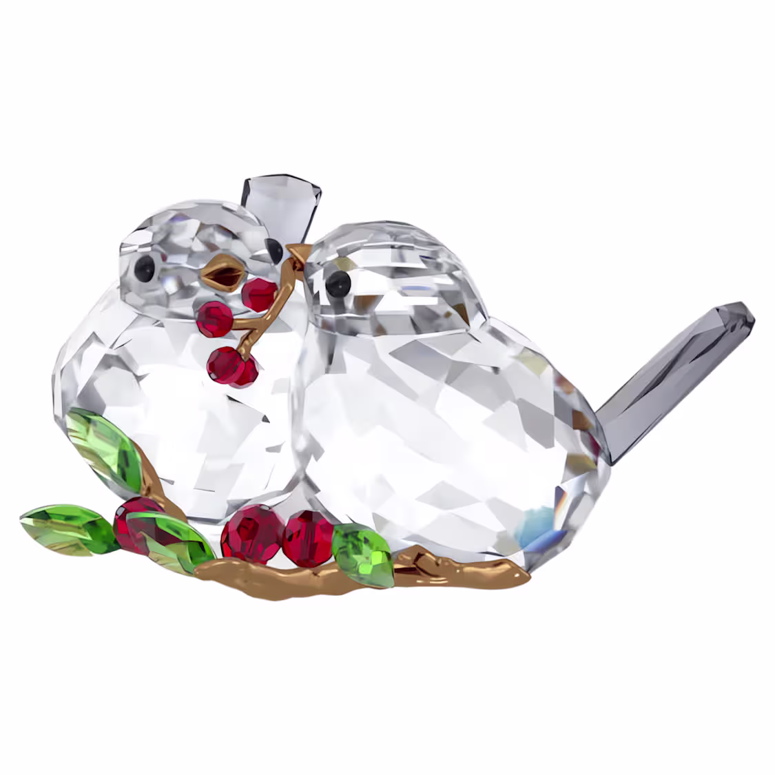 SWAROVSKI - SW5701371 - Idyllia Coppia di Uccelli e Bacche