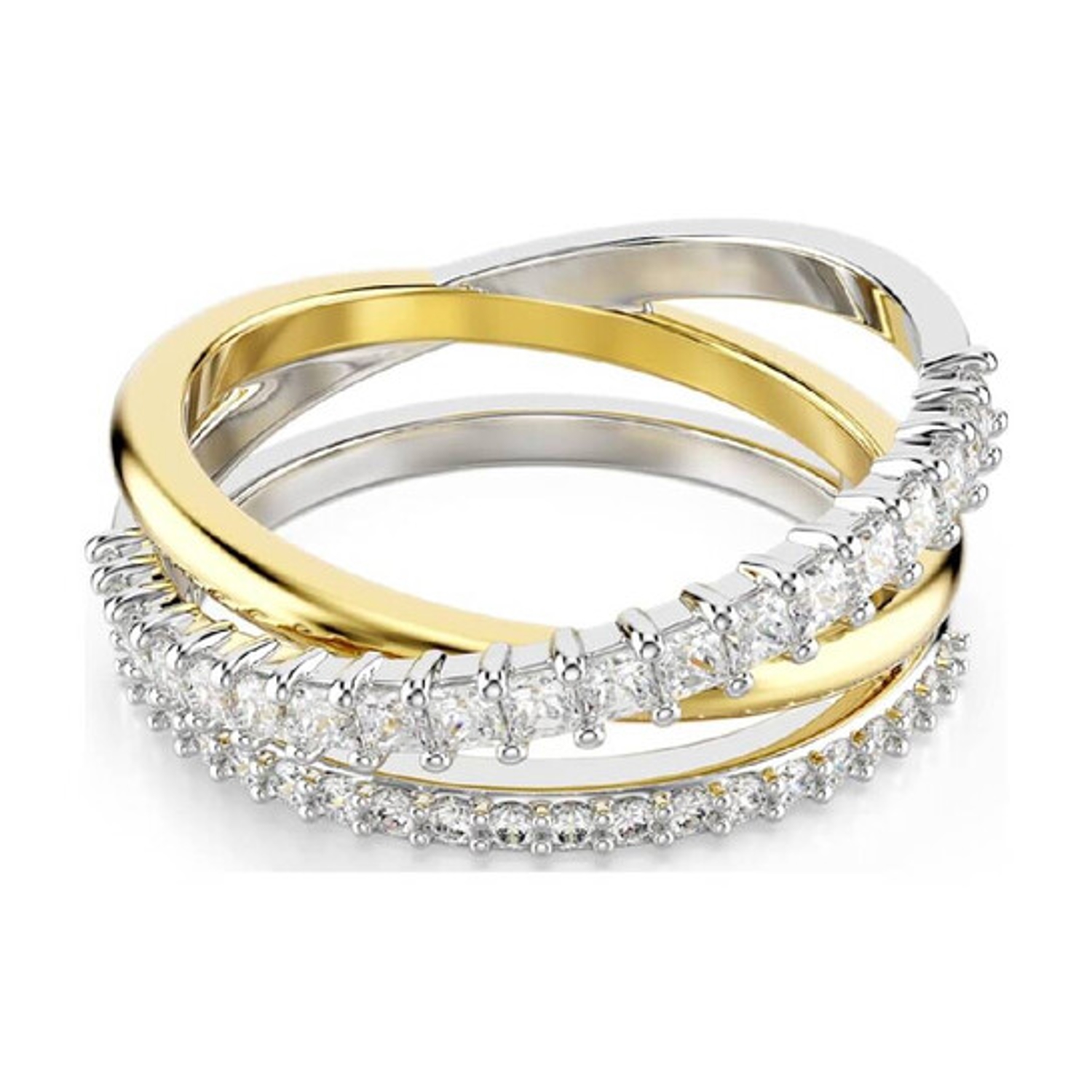 SWAROVSKI - SW5714162 - Anello in metallo con cristallo iperbole