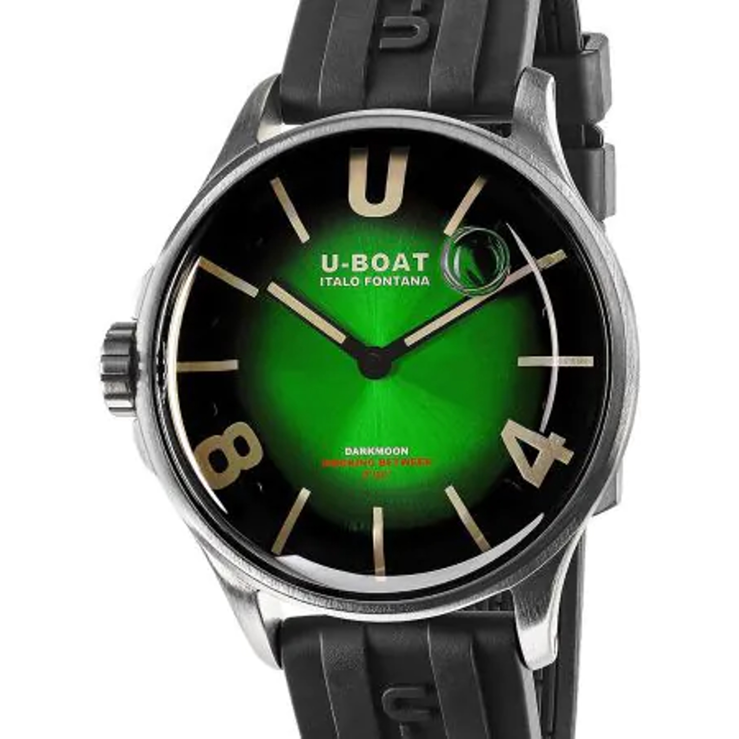 U-BOAT - U.9502/A - Darkmoon Green SS Soleil Orologio Uomo 40mm 5ATM