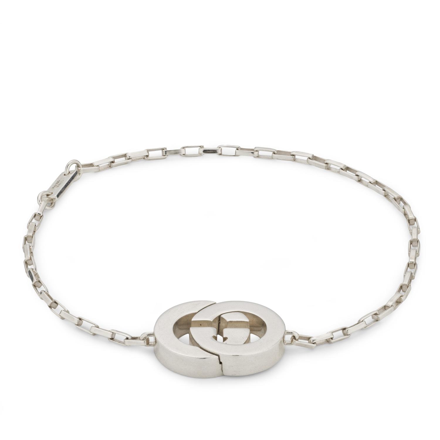 GUCCI - YBA853966001 - Interlocking Bracelet Interlocking in 925 sterling silver