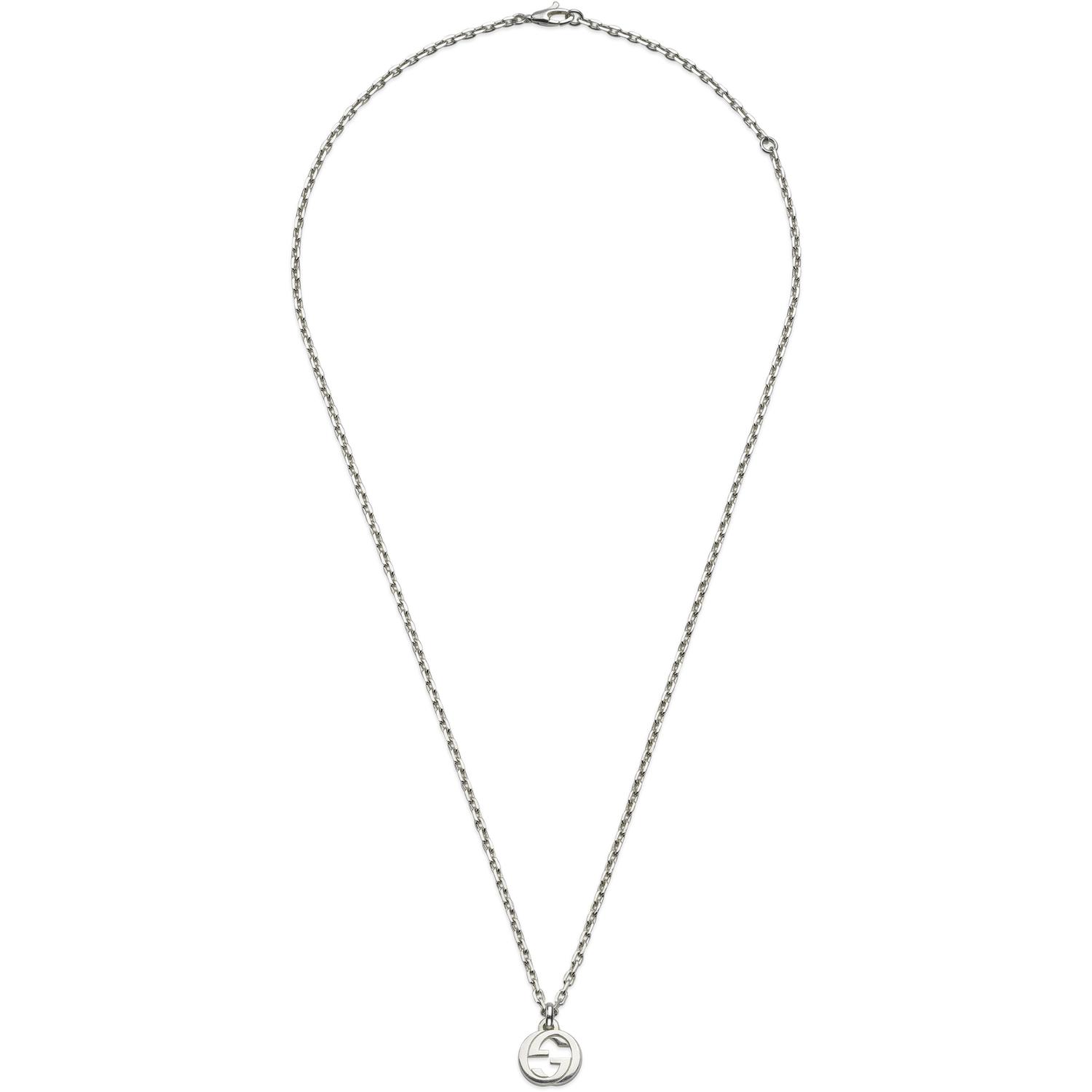 Gucci - YBB796355001 - Gucci Interlocking Interlocking G necklace in sterling silver_45/50cm