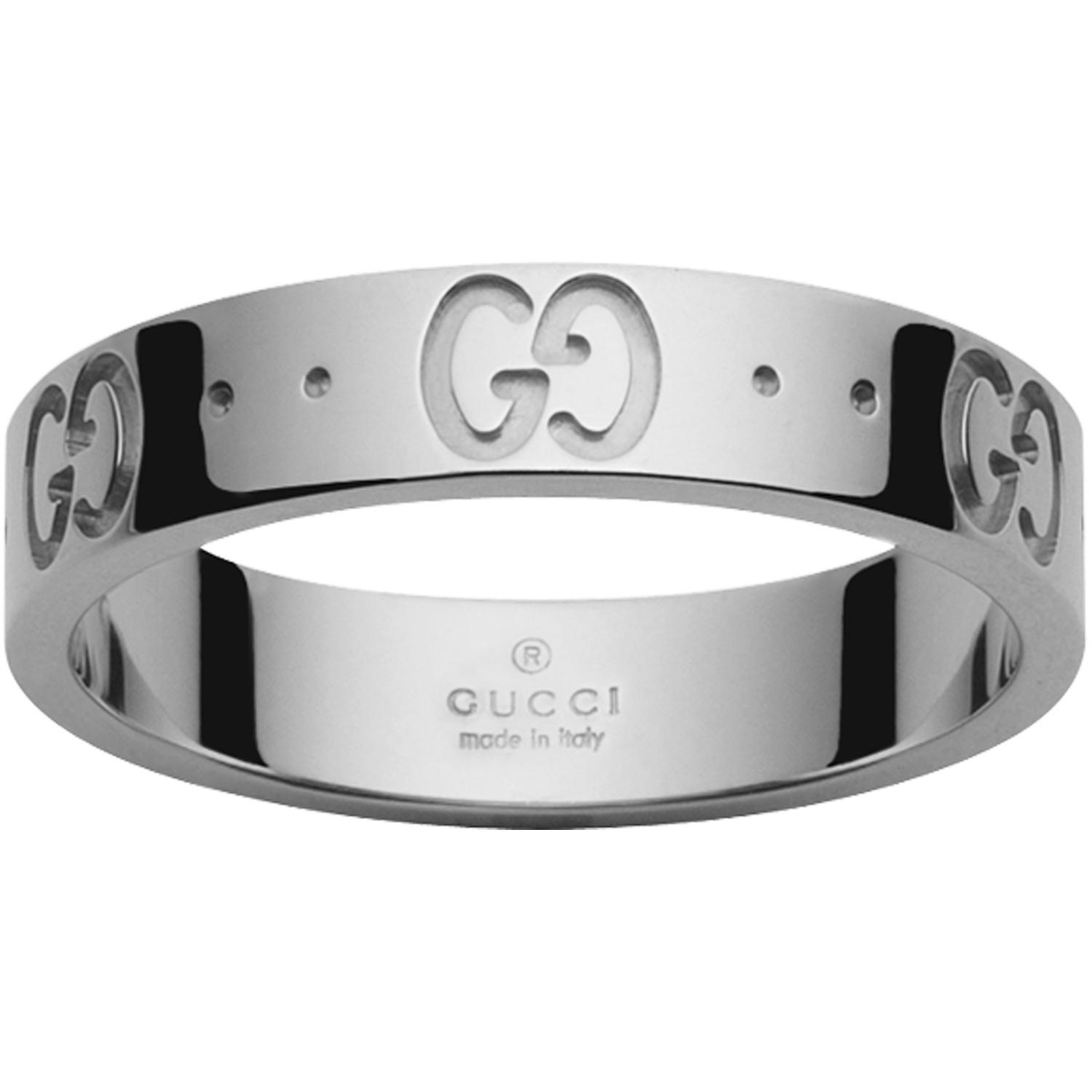Gucci - YBC073230002 - Icon thin band in 18kt white gold