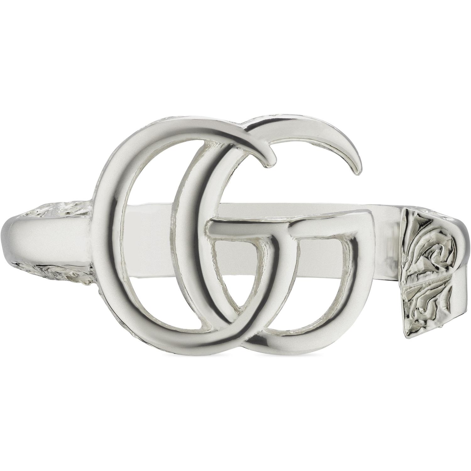 Gucci - YBC627760002 - 925 sterline d'argento - Ring in sterling silver with Double G