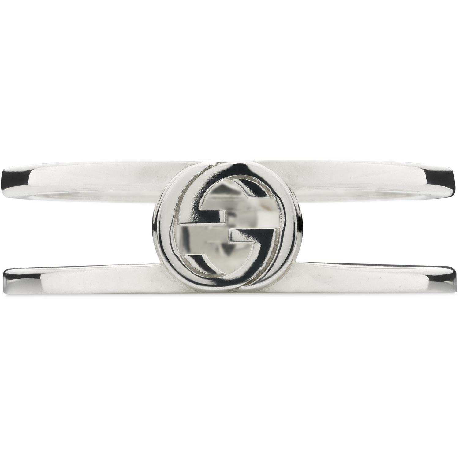 Gucci - YBC797029001 - Gucci Interlocking Interlocking G ring in sterling silver_small 6mm