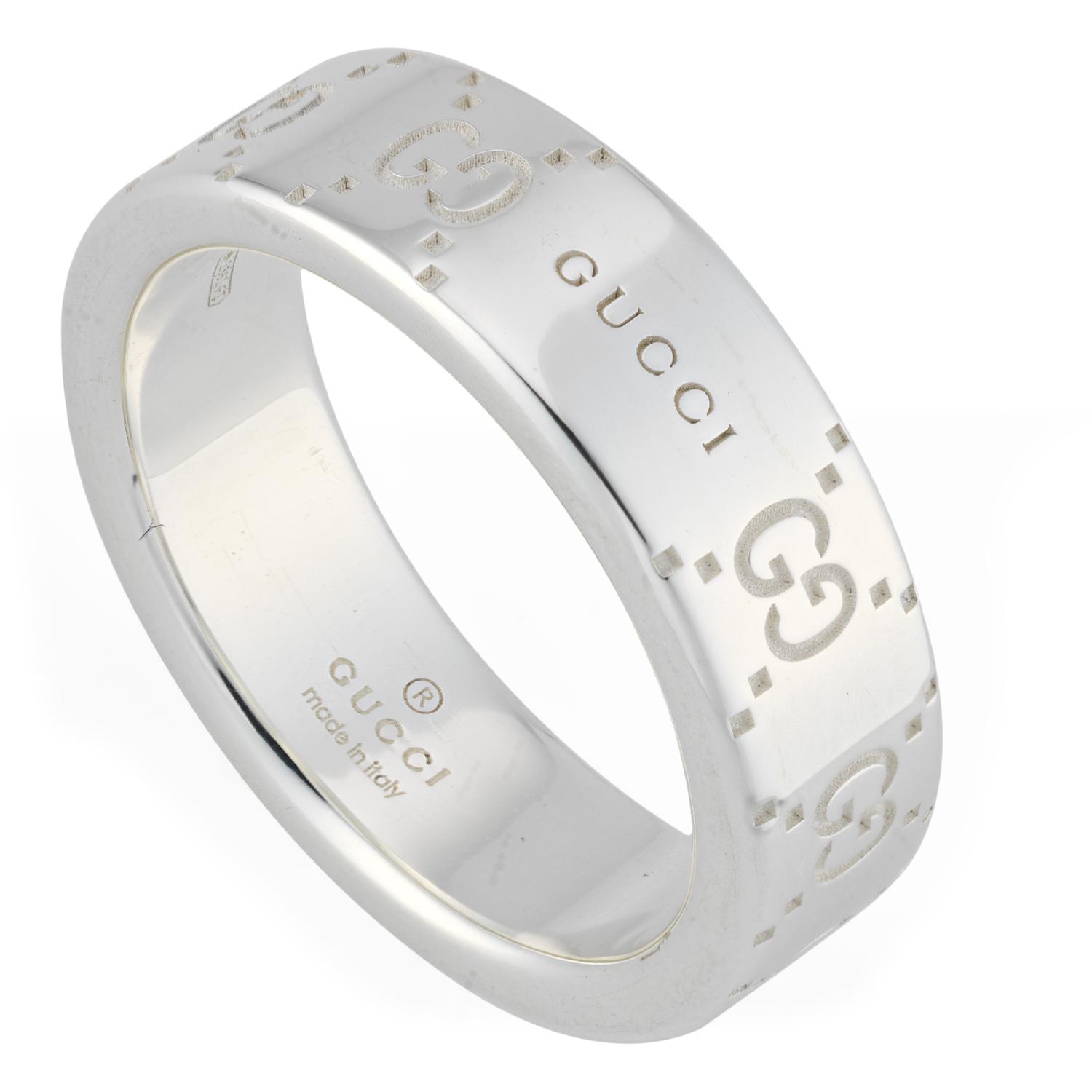 GUCCI - YBC814720001 - Signature Signature ring in sterling silver
