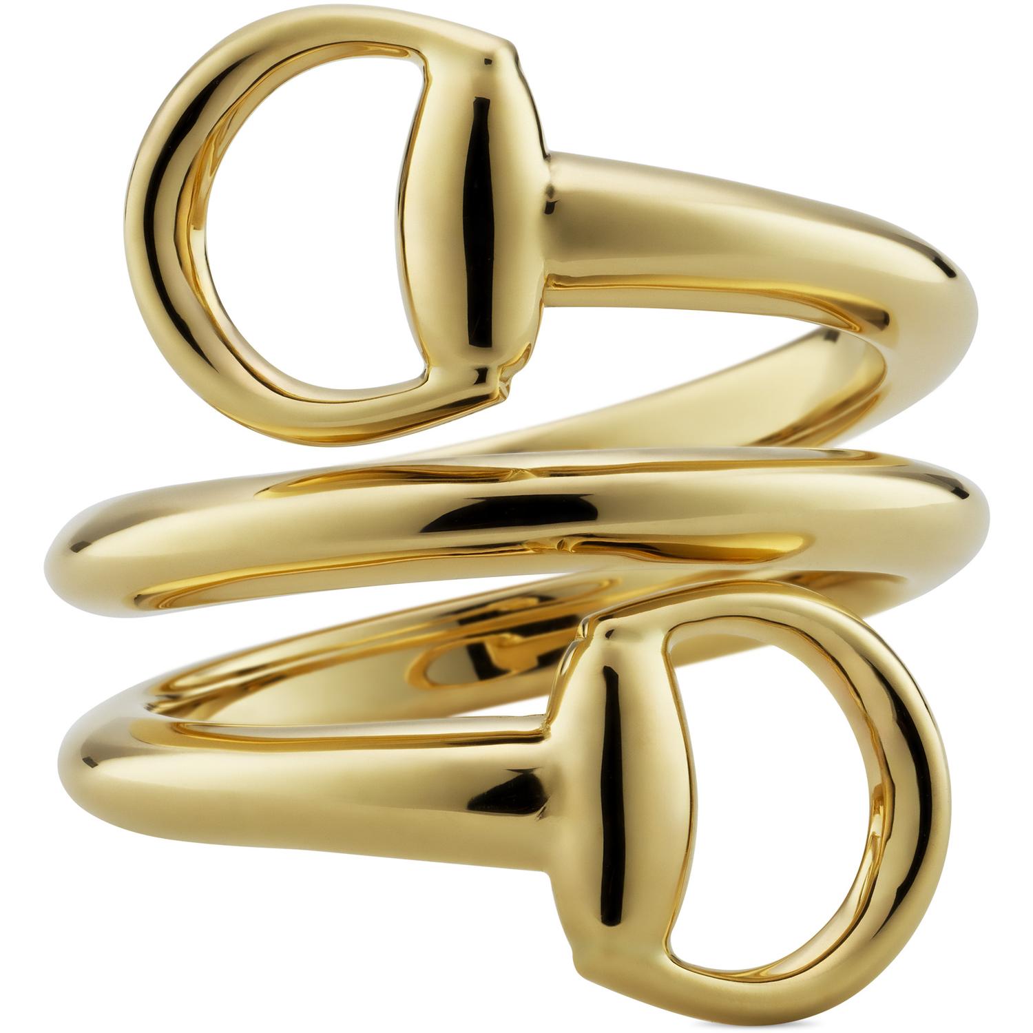 Gucci - YBC837799001 - Horsebit Ring in yellow gold